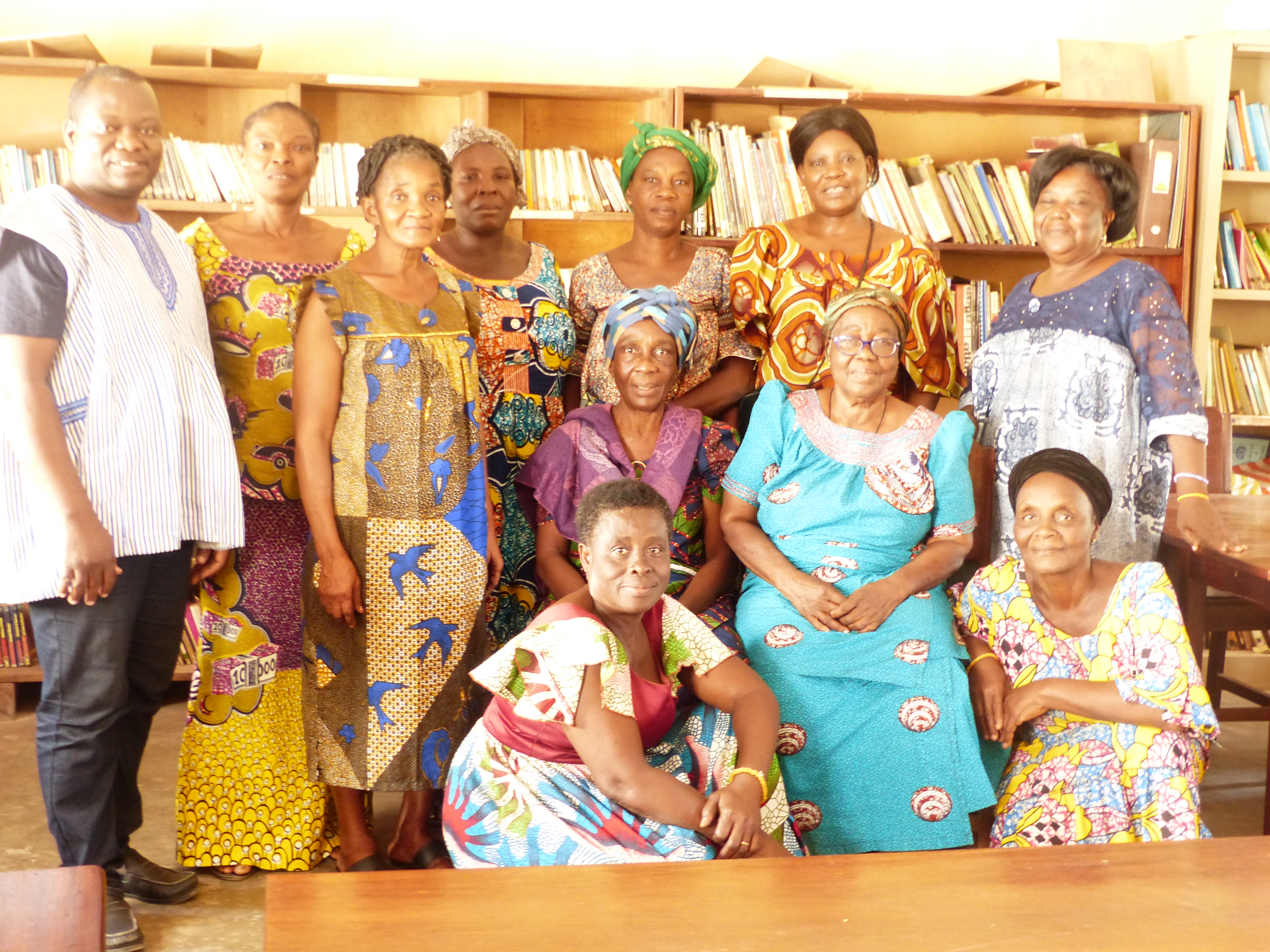 Visite au groupement des femmes 